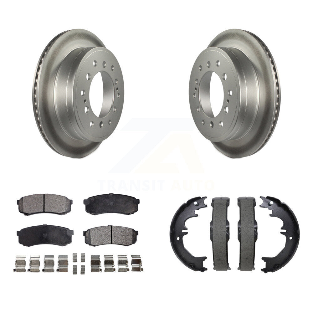 Coated Disc Rotors and Semi-Metallic Brake Pads Kit-KGF-104196 Kit.bestparts.ca