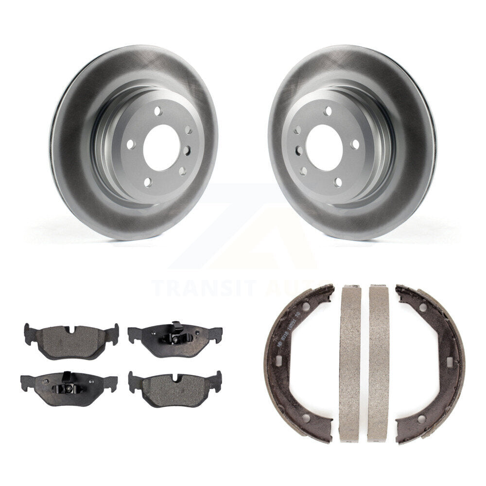 Coated Disc Rotors and Semi-Metallic Brake Pads Kit-KGF-104198