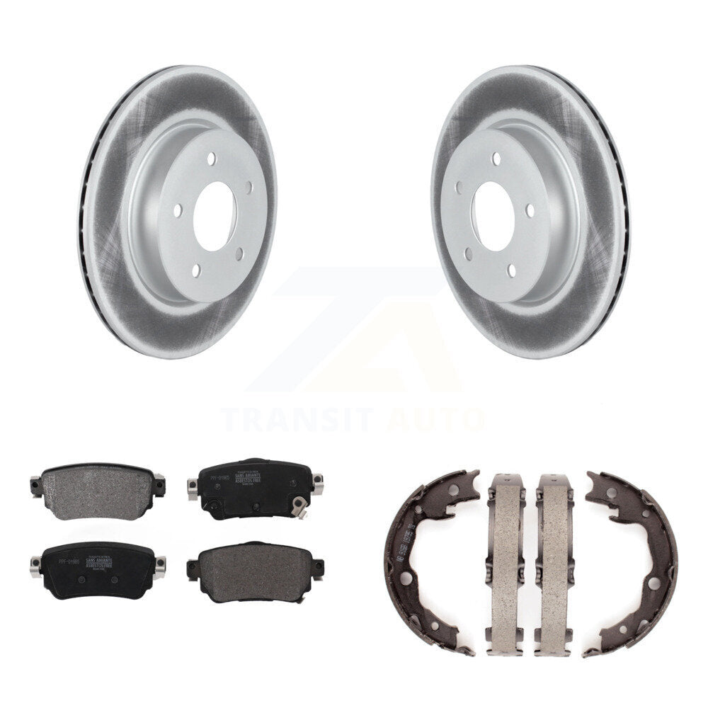 Disc Rotors and Semi-Metallic Brake Pads Kit-KGF-104202