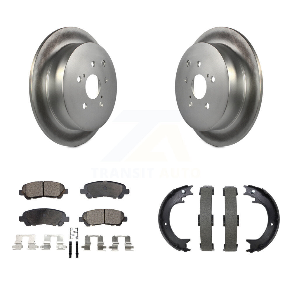 Coated Disc Rotors and Semi-Metallic Brake Pads Kit-KGF-104204