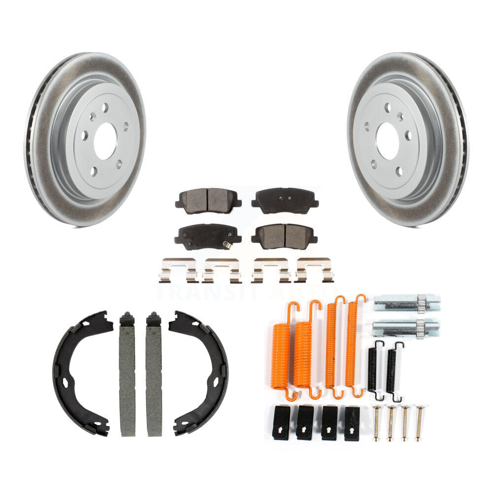 Coated Disc Rotors and Semi-Metallic Brake Pads Kit-KGF-104212 Kit.bestparts.ca
