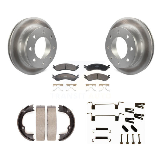 Coated Disc Rotors and Semi-Metallic Brake Pads Kit-KGF-104218