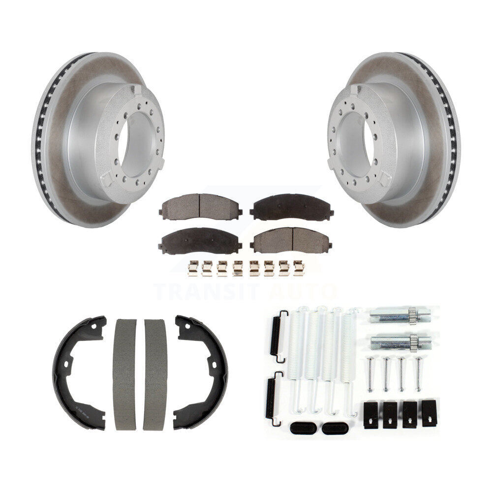Coated Disc Rotors and Semi-Metallic Brake Pads Kit-KGF-104227 Kit.bestparts.ca