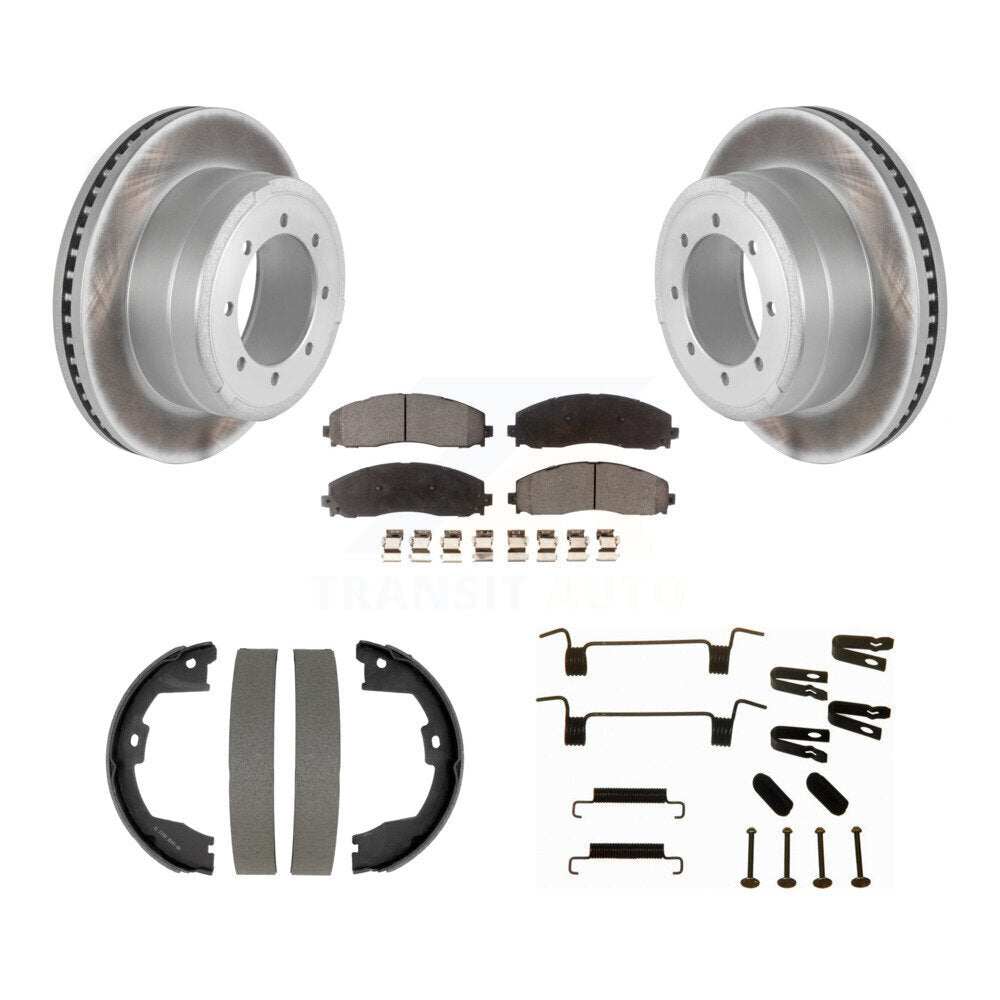 Coated Disc Rotors and Semi-Metallic Brake Pads Kit-KGF-104228 Kit.bestparts.ca
