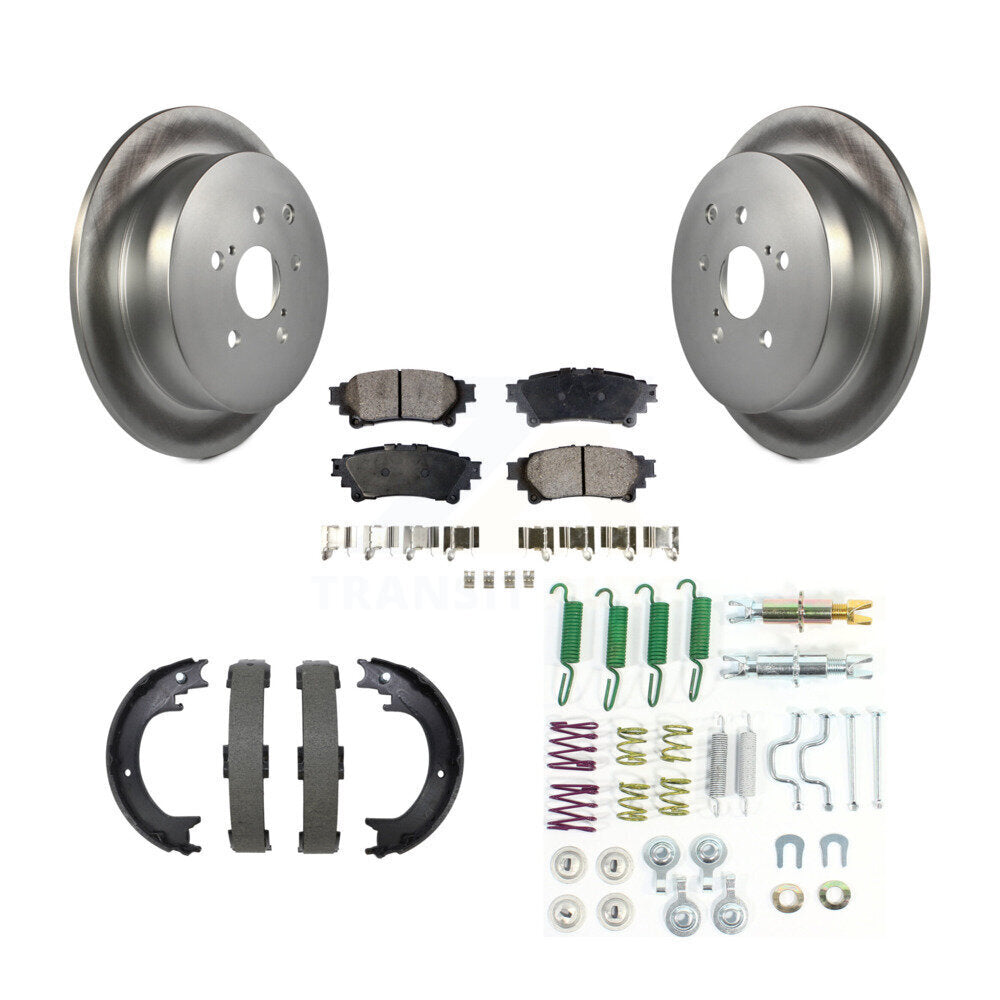 Coated Disc Rotors and Semi-Metallic Brake Pads Kit-KGF-104231