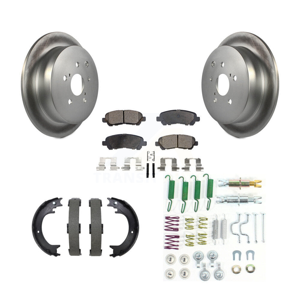 Coated Disc Rotors and Semi-Metallic Brake Pads Kit-KGF-104232