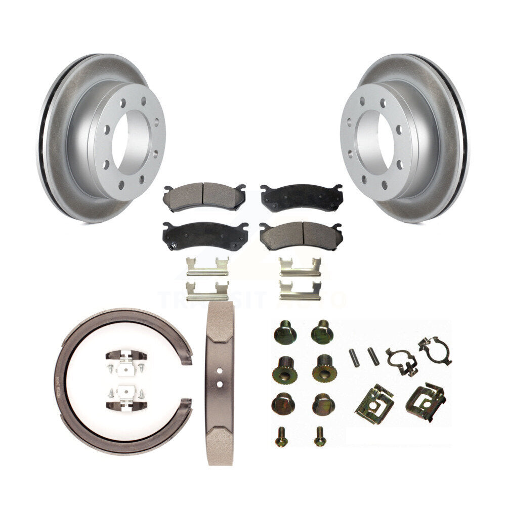 Coated Disc Rotors and Semi-Metallic Brake Pads Kit-KGF-104235 Kit.bestparts.ca