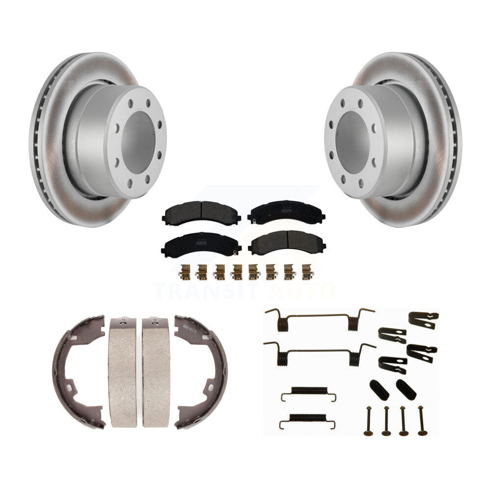 Coated Disc Rotors and Semi-Metallic Brake Pads Kit-KGF-104246 Kit.bestparts.ca