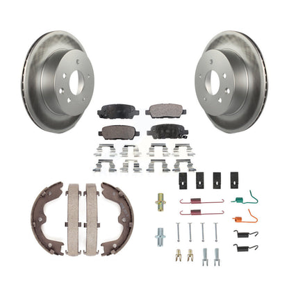 Coated Disc Rotors and Semi-Metallic Brake Pads Kit-KGF-104254