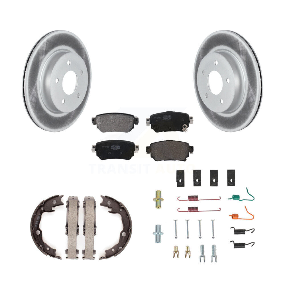 Disc Rotors and Semi-Metallic Brake Pads Kit-KGF-104256