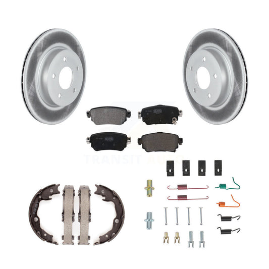 Disc Rotors and Semi-Metallic Brake Pads Kit-KGF-104256