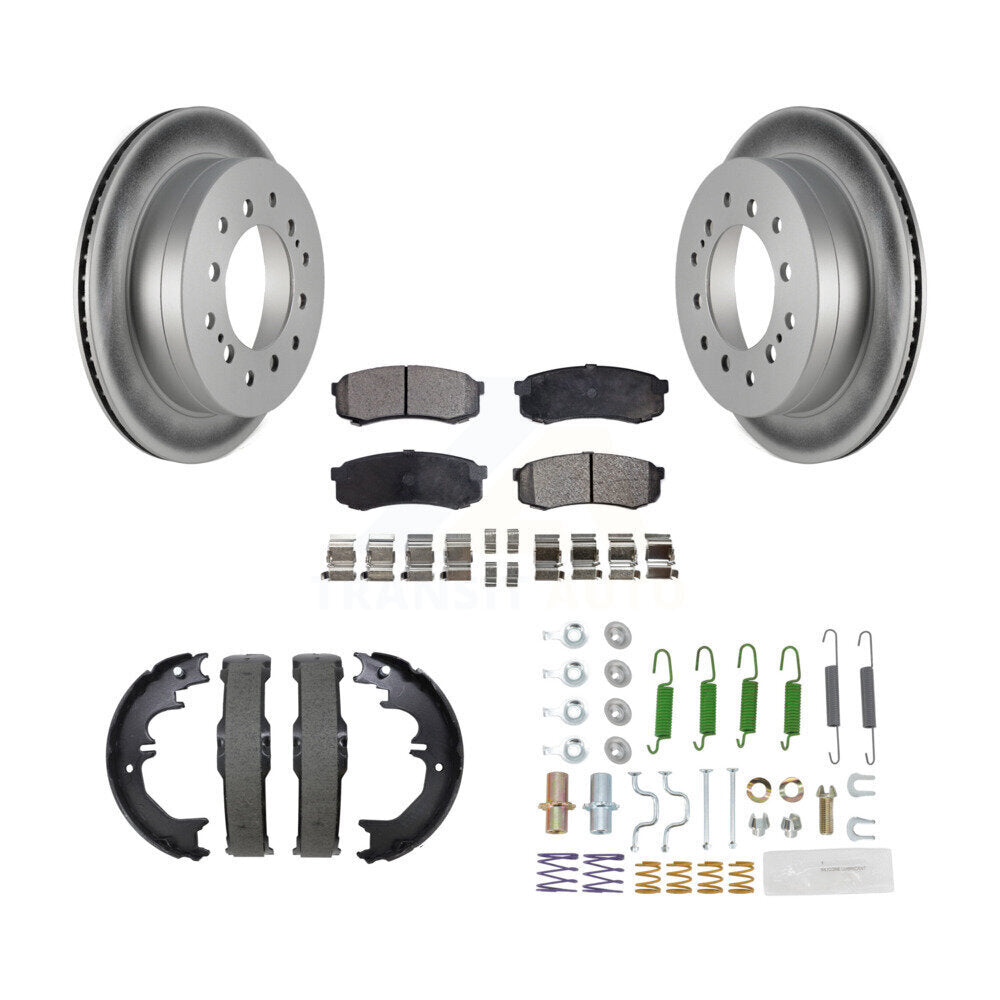 Coated Disc Rotors and Semi-Metallic Brake Pads Kit-KGF-104259 Kit.bestparts.ca