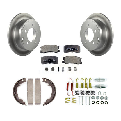 Coated Disc Rotors and Semi-Metallic Brake Pads Kit-KGF-104260