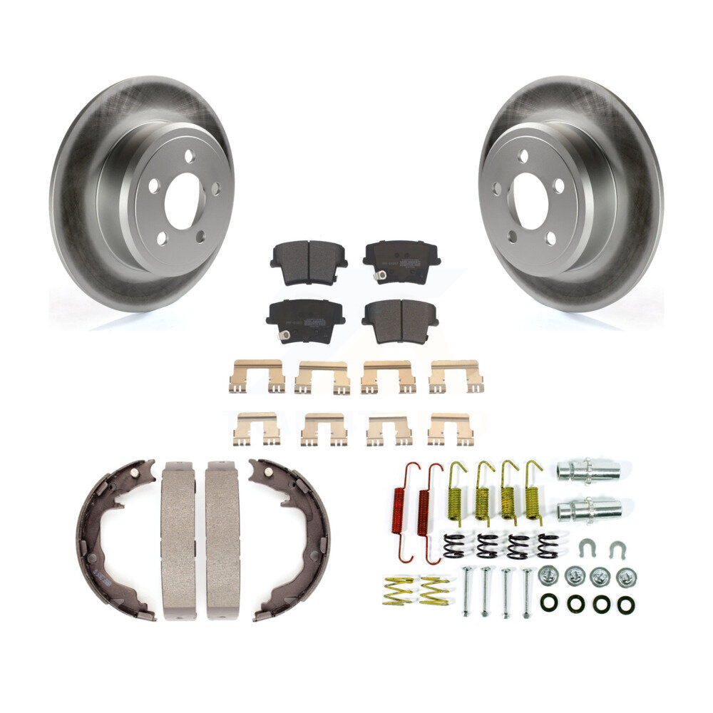 Coated Disc Rotors and Semi-Metallic Brake Pads Kit-KGF-104262 Kit.bestparts.ca