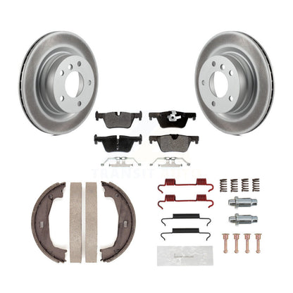 Coated Disc Rotors and Semi-Metallic Brake Pads Kit-KGF-104266