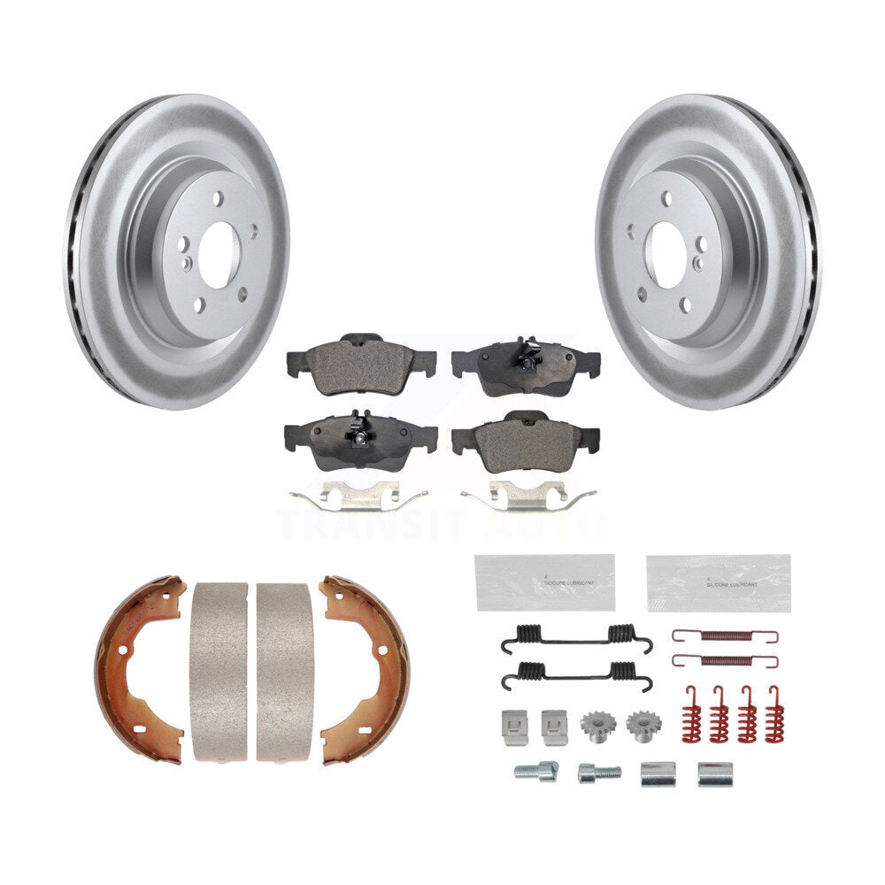 Coated Disc Rotors and Semi-Metallic Brake Pads Kit-KGF-104271