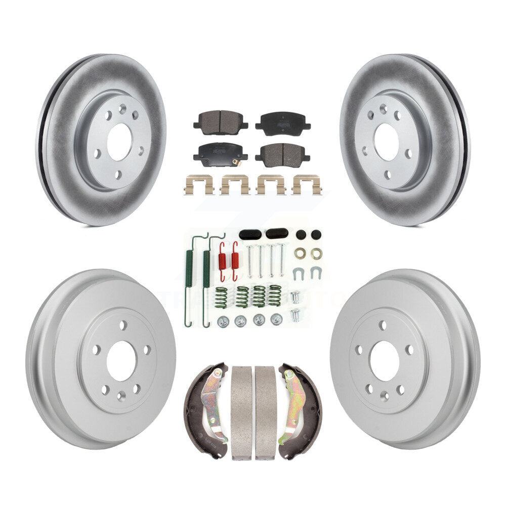 Coated Disc Rotors and Semi-Metallic Brake Pads Kit-KGF-104276 Kit.bestparts.ca