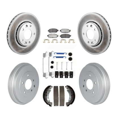 Disc Rotors and Semi-Metallic Brake Pads Kit-KGF-104278