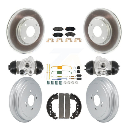 Coated Disc Rotors and Semi-Metallic Brake Pads Kit-KGF-104280