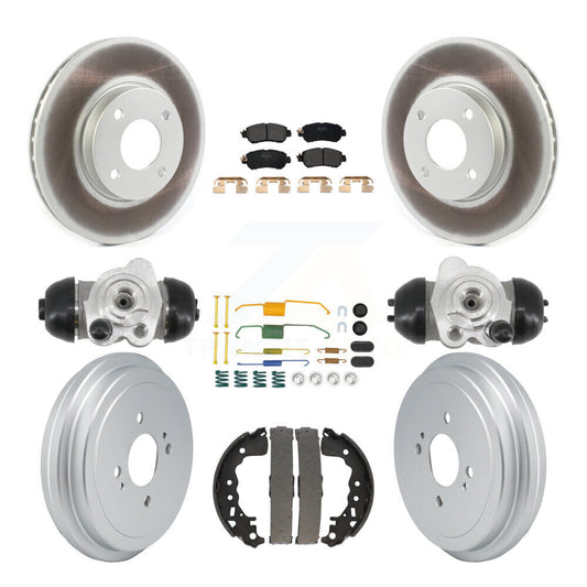Coated Disc Rotors and Semi-Metallic Brake Pads Kit-KGF-104280