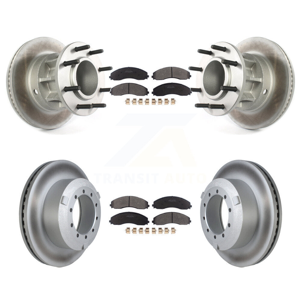Coated Disc Rotors and Semi-Metallic Brake Pads Kit-KGF-104281 Kit.bestparts.ca