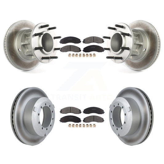 Coated Disc Rotors and Semi-Metallic Brake Pads Kit-KGF-104281
