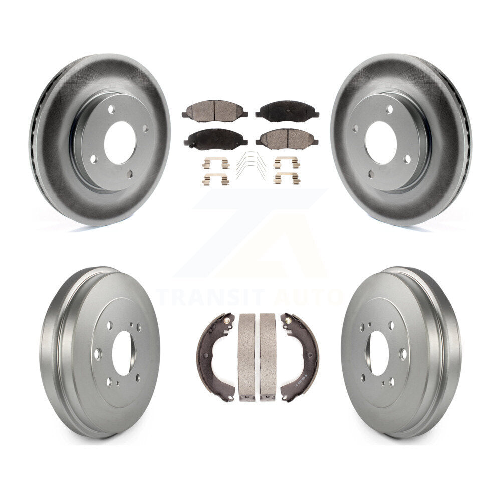 Coated Disc Rotors and Semi-Metallic Brake Pads Kit-KGF-104286 Kit.bestparts.ca