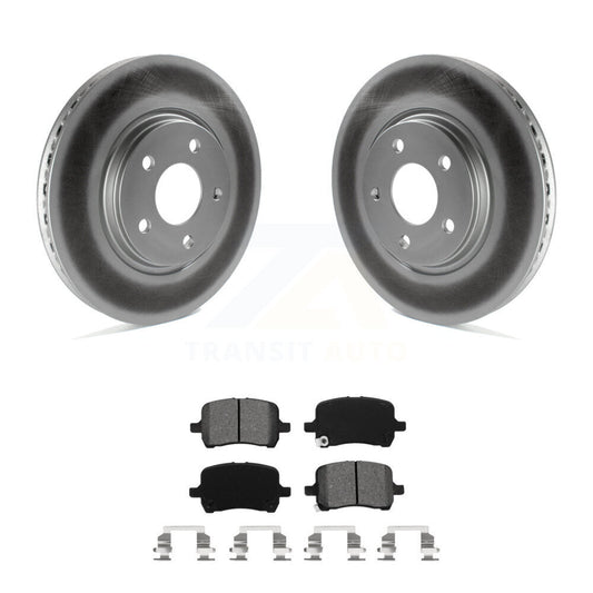 Coated Disc Rotors and Semi-Metallic Brake Pads Kit-KGS-100025 - Kit.bestparts.ca