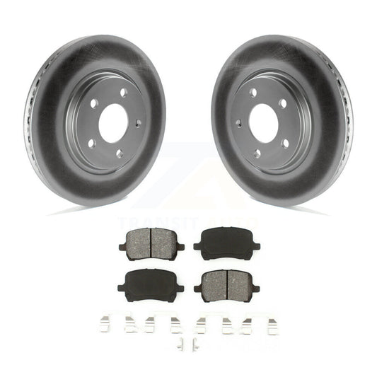 Coated Disc Rotors and Semi-Metallic Brake Pads Kit-KGS-100026 - Kit.bestparts.ca