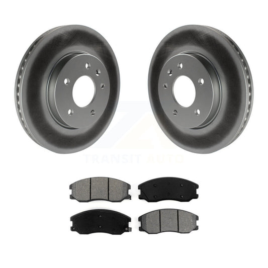 Coated Disc Rotors and Semi-Metallic Brake Pads Kit-KGS-100047 - Kit.bestparts.ca