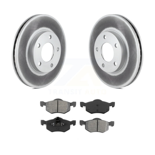 Coated Disc Rotors and Semi-Metallic Brake Pads Kit-KGS-100082 - Kit.bestparts.ca