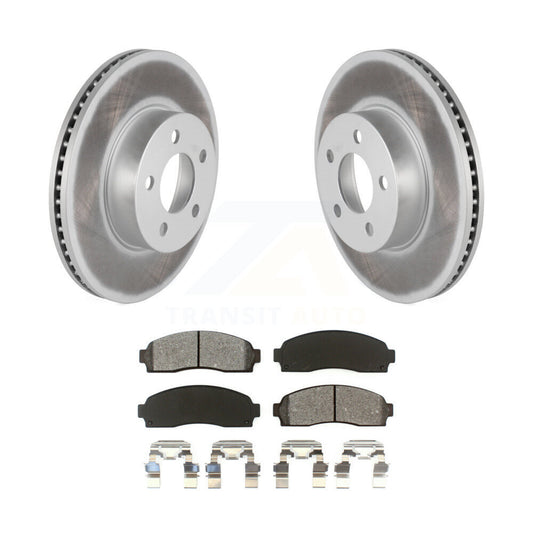 Coated Disc Rotors and Semi-Metallic Brake Pads Kit-KGS-100083 - Kit.bestparts.ca