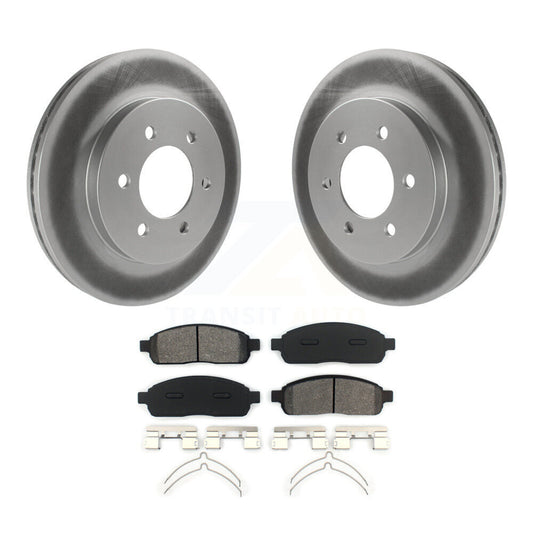 Coated Disc Rotors and Semi-Metallic Brake Pads Kit-KGS-100087 - Kit.bestparts.ca