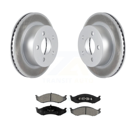 Coated Disc Rotors and Semi-Metallic Brake Pads Kit-KGS-100137 - Kit.bestparts.ca