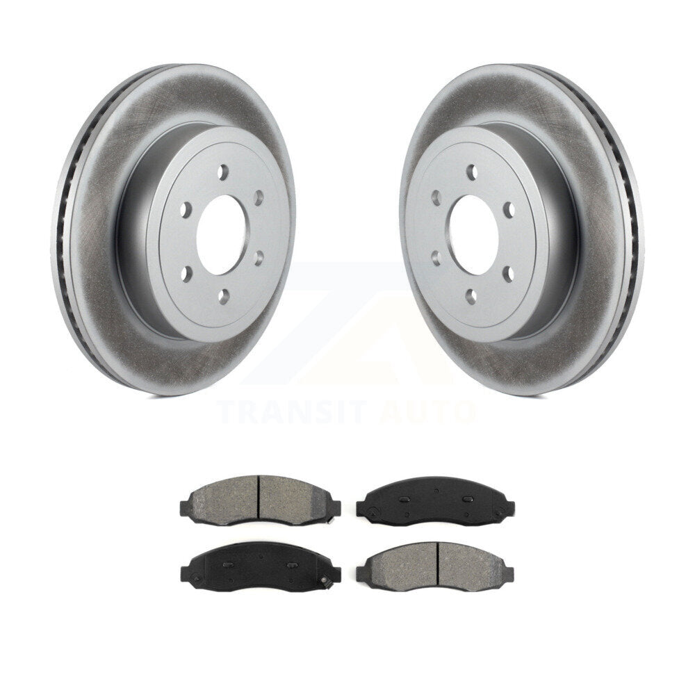 Coated Disc Rotors and Semi-Metallic Brake Pads Kit-KGS-100148 - Kit.bestparts.ca
