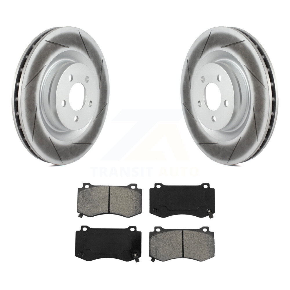 Coated Disc Rotors and Semi-Metallic Brake Pads Kit-KGS-100155 - Kit.bestparts.ca