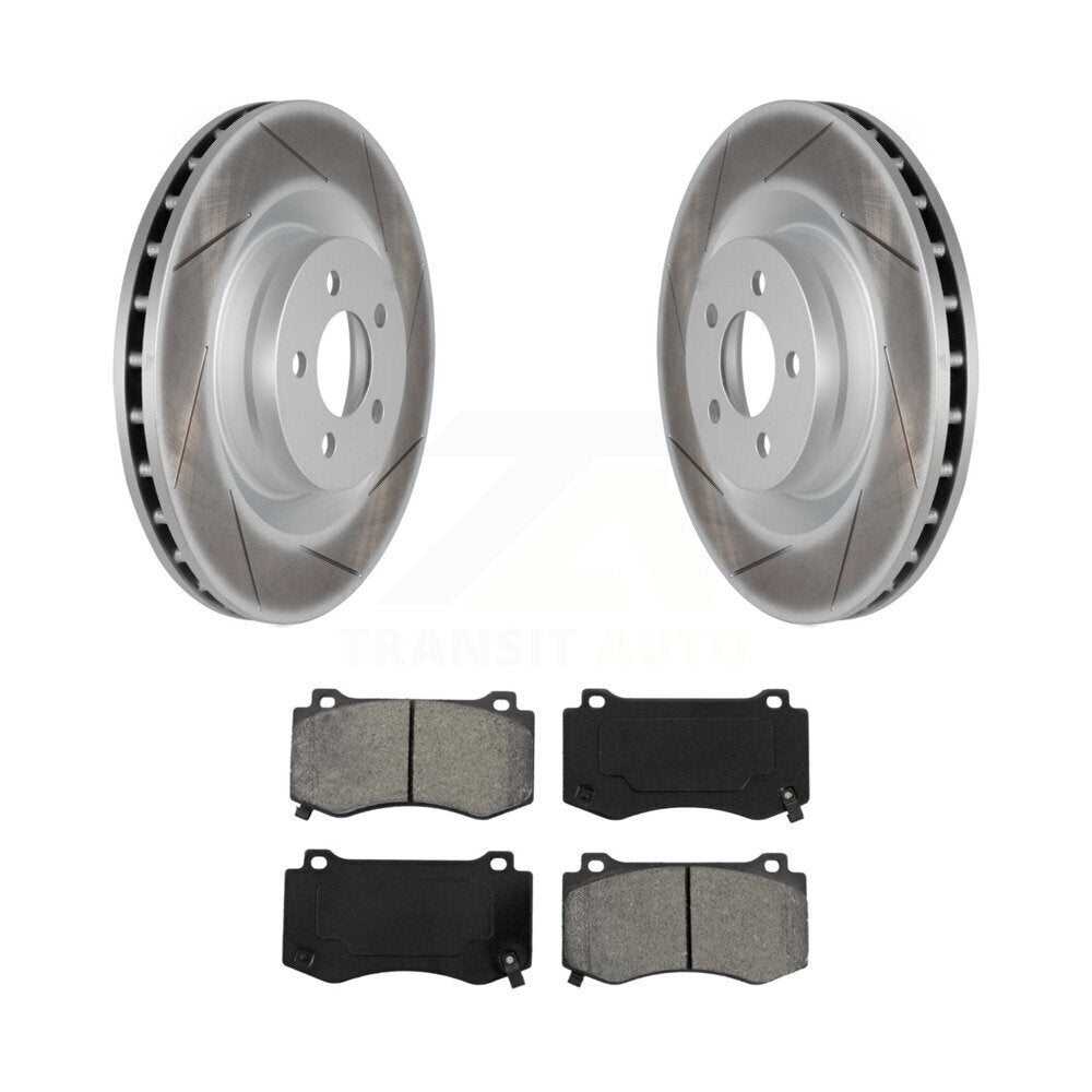 Coated Slotted Disc Rotors and Semi-Metallic Brake Pads Kit-KGS-100163 - Kit.bestparts.ca Kit.bestparts.ca