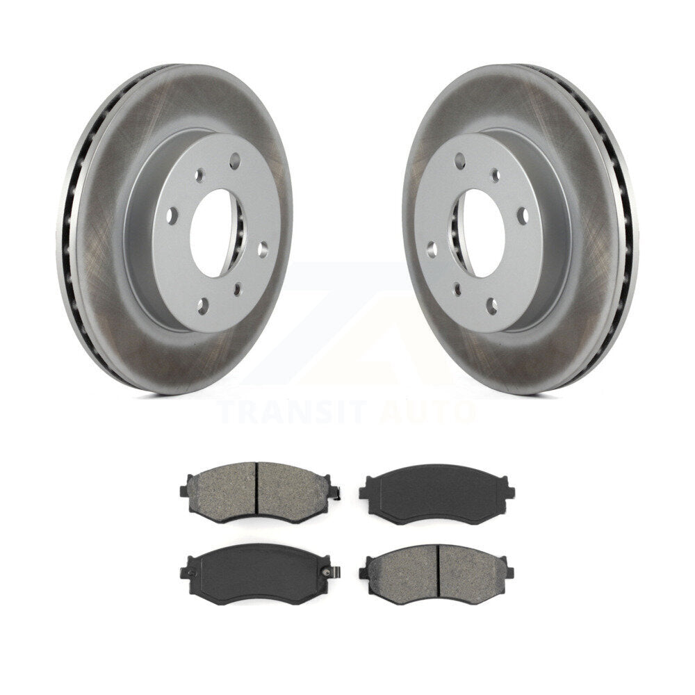Coated Disc Rotors and Semi-Metallic Brake Pads Kit-KGS-100173 - Kit.bestparts.ca