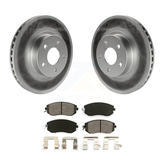 Coated Disc Rotors and Semi-Metallic Brake Pads Kit-KGS-100197 - Kit.bestparts.ca