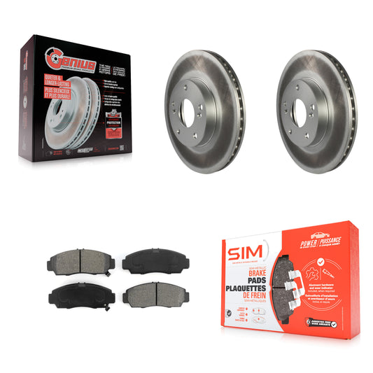 Coated Disc Rotors and Semi-Metallic Brake Pads Kit-KGS-100207