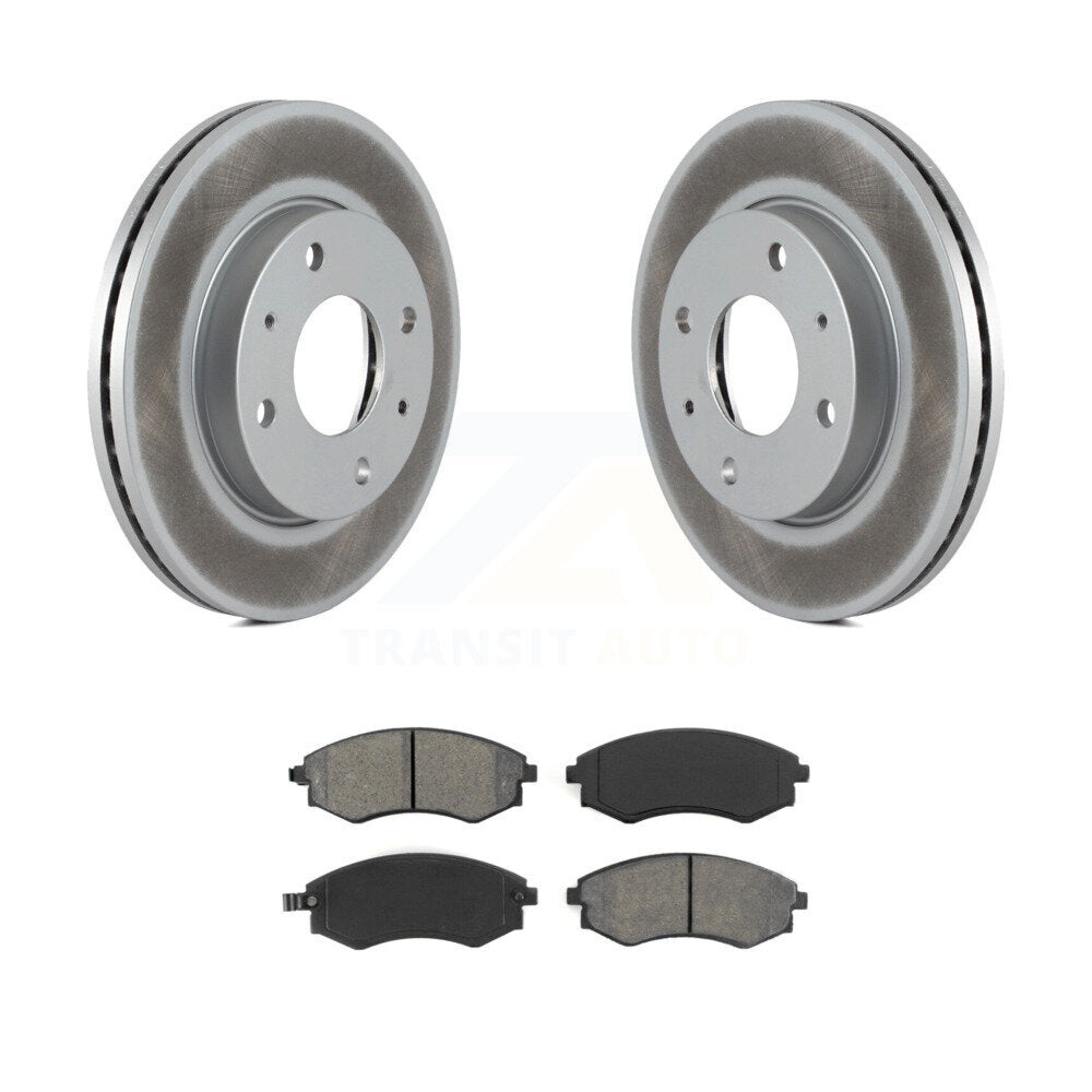 Coated Disc Rotors and Semi-Metallic Brake Pads Kit-KGS-100273 - Kit.bestparts.ca