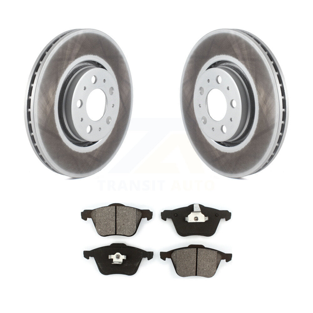 Coated Disc Rotors and Semi-Metallic Brake Pads Kit-KGS-100296 - Kit.bestparts.ca