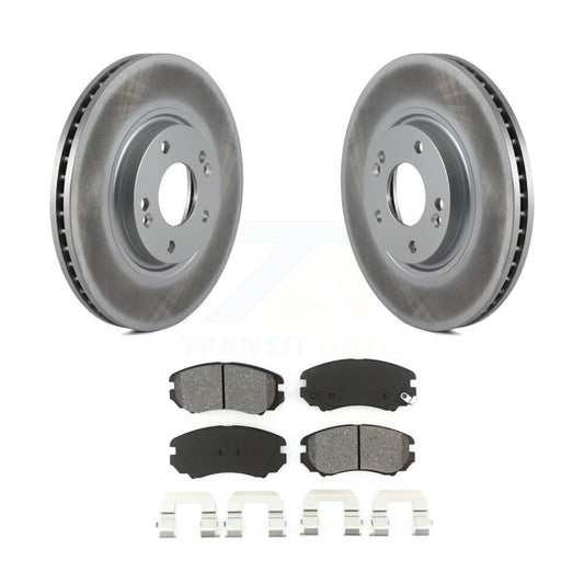 Coated Disc Rotors and Semi-Metallic Brake Pads Kit-KGS-100298 - Kit.bestparts.ca