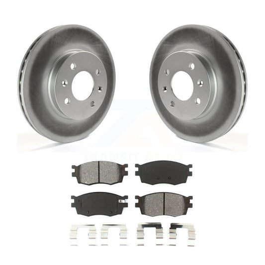 Coated Disc Rotors and Semi-Metallic Brake Pads Kit-KGS-100340 - Kit.bestparts.ca