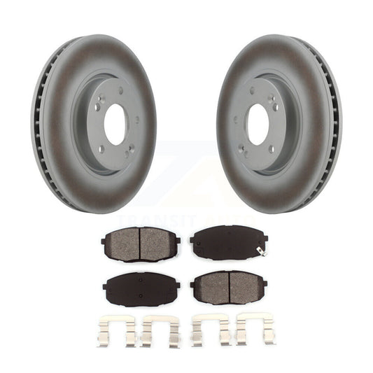 Coated Disc Rotors and Semi-Metallic Brake Pads Kit-KGS-100345 - Kit.bestparts.ca