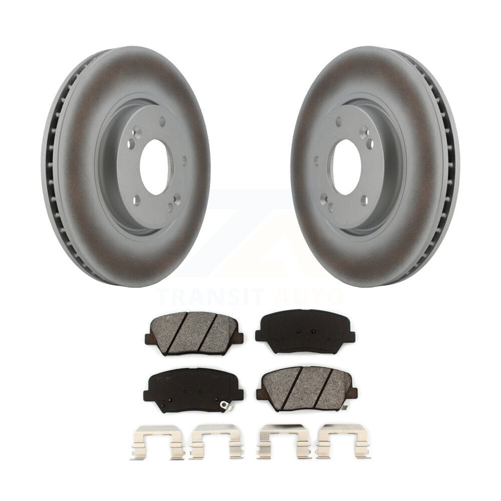 Coated Disc Rotors and Semi-Metallic Brake Pads Kit-KGS-100347 - Kit.bestparts.ca