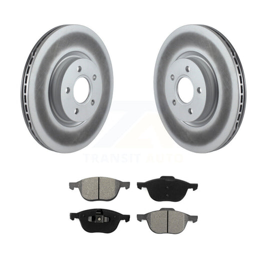 Coated Disc Rotors and Semi-Metallic Brake Pads Kit-KGS-100375 - Kit.bestparts.ca
