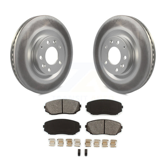 Coated Disc Rotors and Semi-Metallic Brake Pads Kit-KGS-100385 - Kit.bestparts.ca