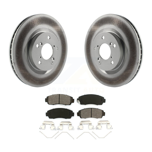 Coated Disc Rotors and Semi-Metallic Brake Pads Kit-KGS-100423 - Kit.bestparts.ca