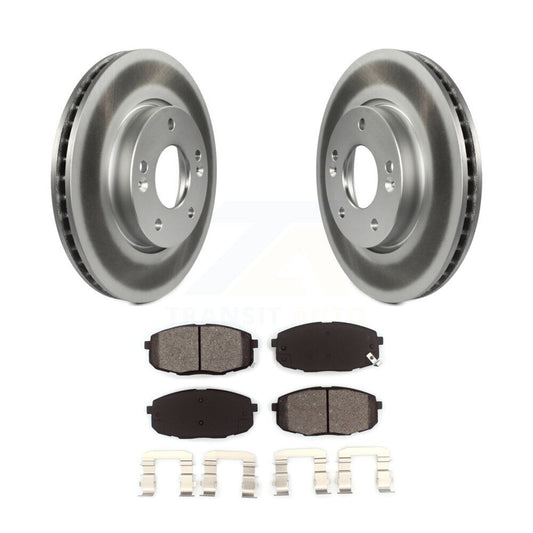 Coated Disc Rotors and Semi-Metallic Brake Pads Kit-KGS-100427 - Kit.bestparts.ca